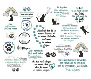 Stickserie - Katzenhimmel